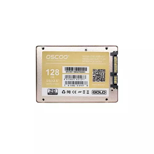 OSCOO SSD-001-GD 128GB 2.5-inch SATA3 SSD (Gold Series) - 2