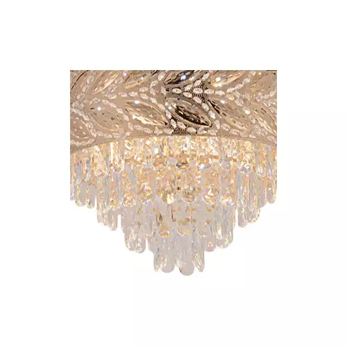 Qulik Q-K6351 48 Inch Decorative Chandelier Ceiling Fan With Light and Remote-gallery-2