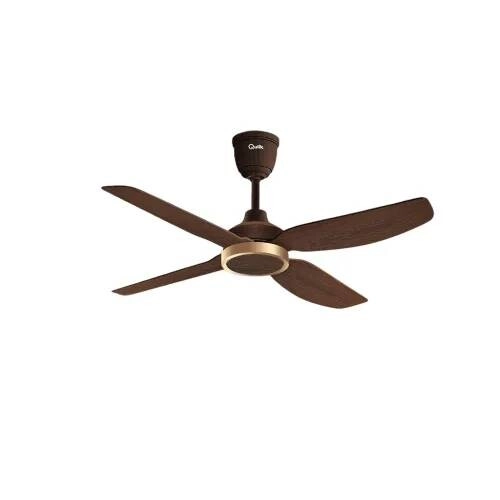 Qulik Windora 56" Decorative Silent Ceiling Fan With Remote (Dark Wood)