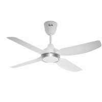 Qulik Windora 56" Decorative Silent Ceiling Fan With Remote (Pearl White)