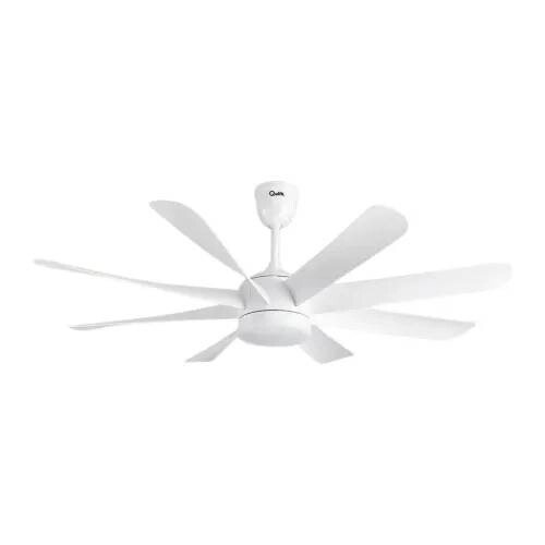 Qulik Helix UL 60 Inch Silent Ceiling Fan With Light and Remote (White)