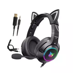 ONIKUMA K9 RGB Stereo Gaming Headset with Cat Ears (Black)