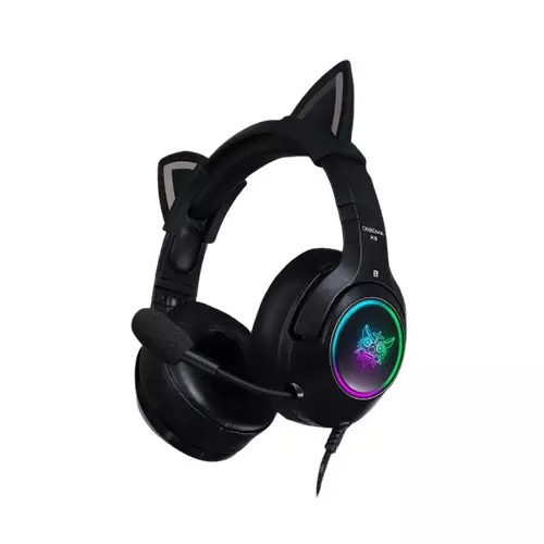ONIKUMA K9 RGB Stereo Gaming Headset with Cat Ears (Black)-gallery-1