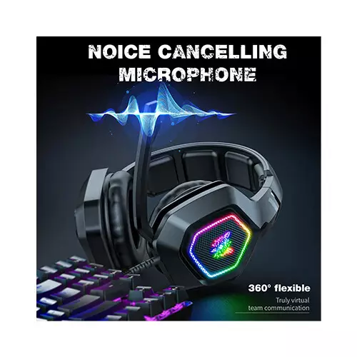 ONIKUMA K10 RGB Professional Wired Gaming Headset - 3