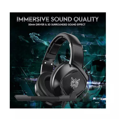 ONIKUMA K19 RGB Gaming Headphone (Black)-gallery-2