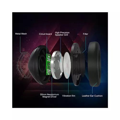 ONIKUMA K19 RGB Gaming Headphone (Black)-gallery-3