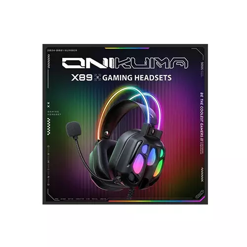 ONIKUMA X89 RGB Wired Headphone with Microphone-gallery-1