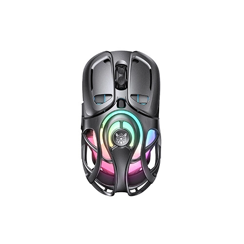 ONIKUMA DM02 Honeycomb Tri-Mode RGB Wireless Gaming Mouse (Gray)