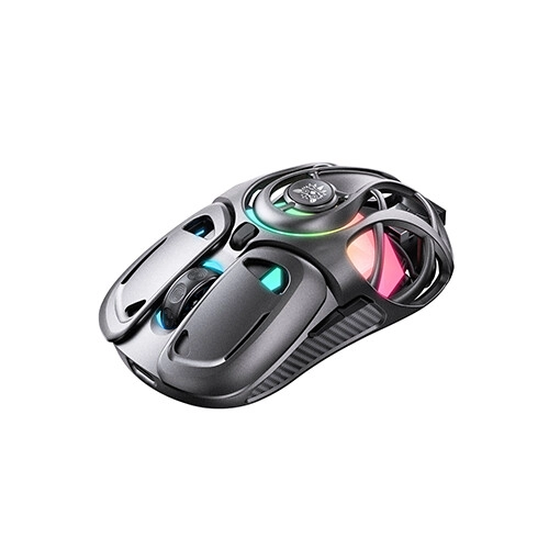 ONIKUMA DM02 Honeycomb Tri-Mode RGB Wireless Gaming Mouse (Gray) - 2