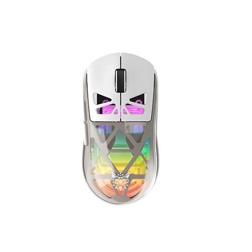 ONIKUMA CW930 3600 DPI RGB Tri-Mode Wireless Gaming Mouse (White)