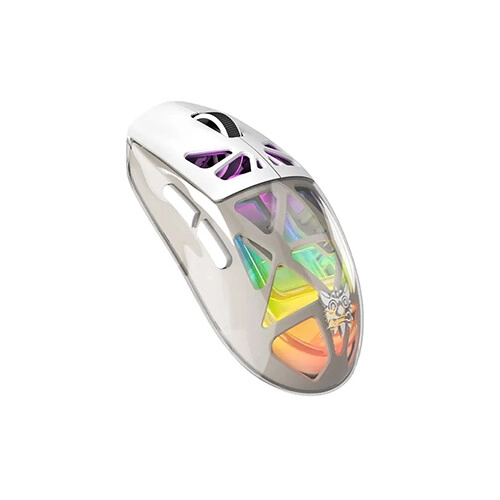 ONIKUMA CW930 3600 DPI RGB Tri-Mode Wireless Gaming Mouse (White) - 1