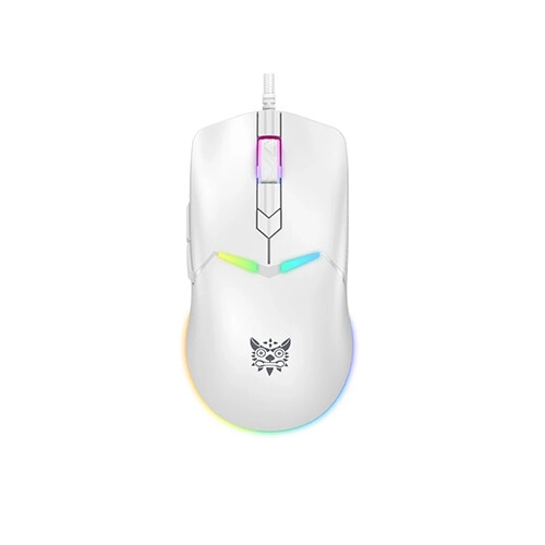 ONIKUMA CW929 6400 DPI Wired Gaming Mouse (White)