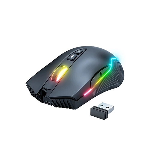 ONIKUMA CW905 3600 DPI 2.4G Wireless Rechargeable Gaming Mouse (Back) - 1