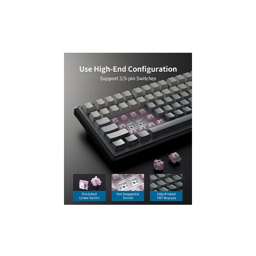 ONIKUMA G83 Tri-Mode RGB Mechanical Keyboard - 2