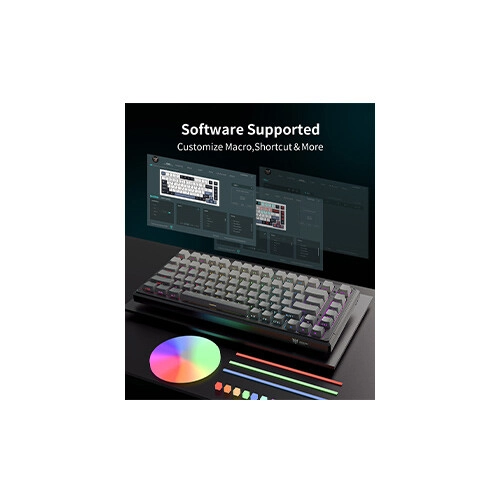 ONIKUMA G83 Tri-Mode RGB Mechanical Keyboard - 3