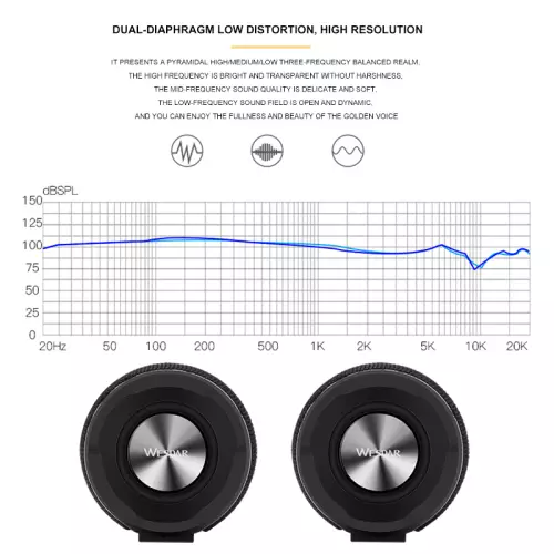 Wesdar K39 Portable Bluetooth Speaker-3