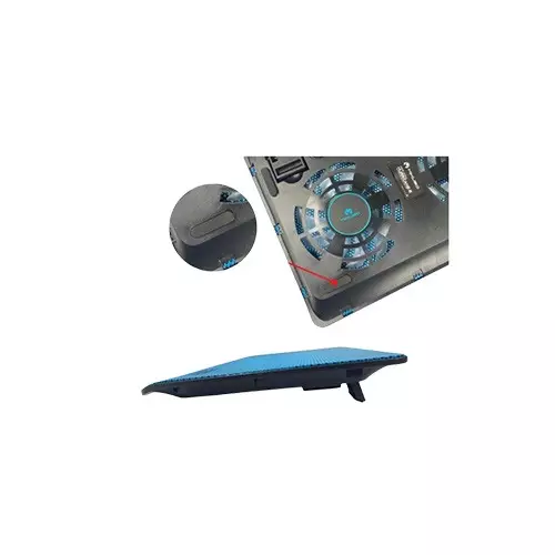 Mikuso NCP-064 Shiron-2 Dual Fan LED Laptop Cooling Pad - 3
