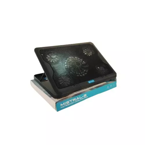 Mikuso NCP-065 Mistral-5 Dual Fan LED Laptop Cooling Pad - 1