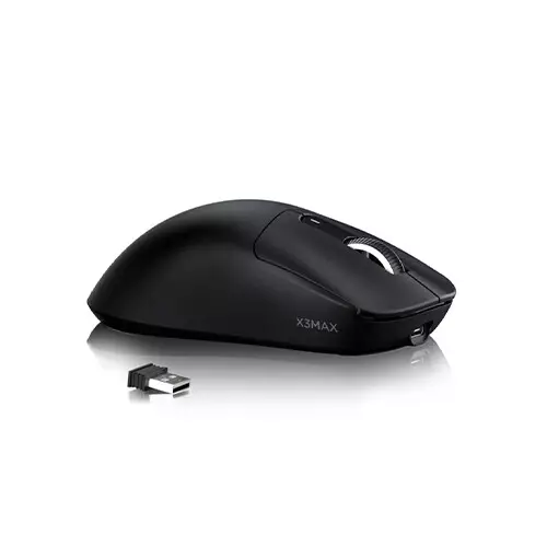 ATTACK SHARK X3 MAX Tri-Mode 42000 DPI Gaming Mouse (Black)
