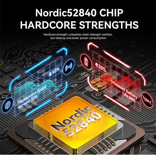 ATTACK SHARK R6 8K Tri-Mode Wireless Gaming Mouse (Black)-gallery-2