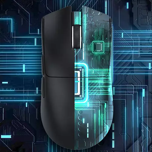 Attack Shark X11 22000DPI Tri-Mode Gaming Mouse with RGB Charging DOCK (Black)-gallery-3