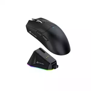 Attack Shark X11 22000DPI Tri-Mode Gaming Mouse with RGB Charging DOCK (Black)