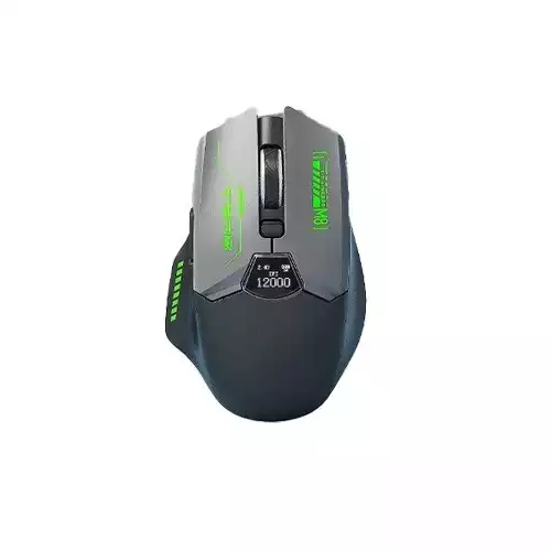 LINGBAO M8 Tri-Mode Wireless Gaming Mouse with Display (Black)