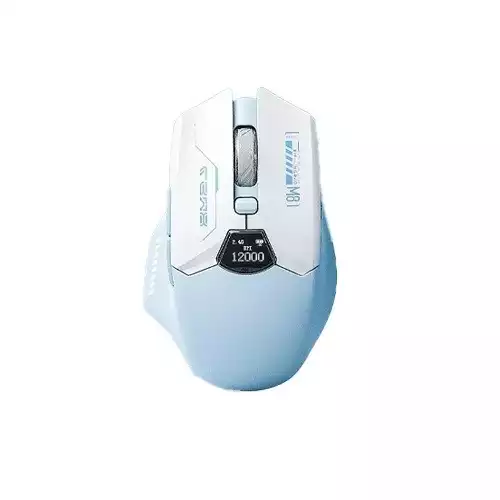 LINGBAO M8 Tri-Mode Wireless Gaming Mouse with Display (Blue)