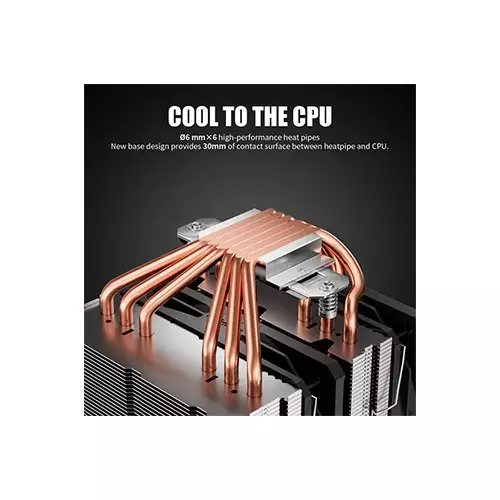 upHere D6SEC ARGB CPU Air Cooler (Black)-1