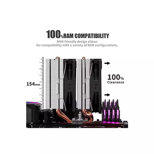 upHere D6SEC ARGB CPU Air Cooler (Black)-2