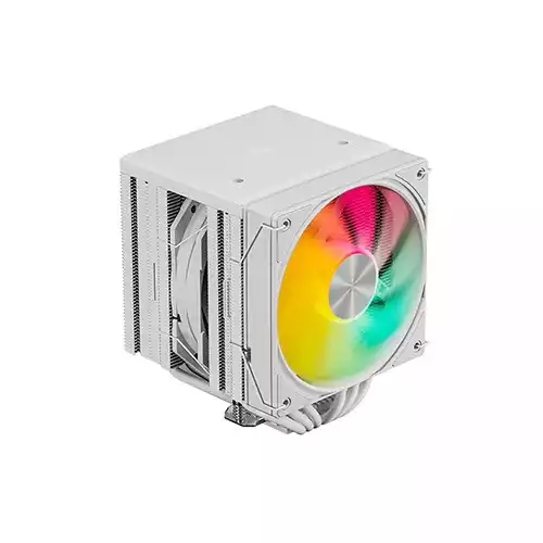 upHere UE2TC6 ARGB CPU Air Cooler (White)