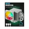 upHere UE2TC6 ARGB CPU Air Cooler (White)-1