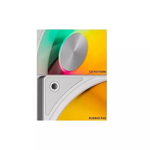 UpHere U3TC1 ARGB 120mm White Case Fan-gallery-2