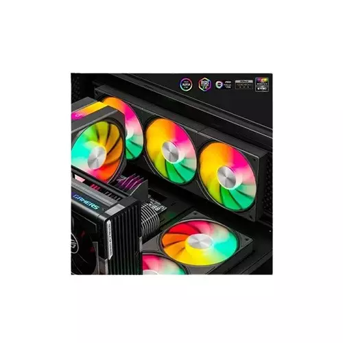 UpHere U3KC3 360mm Single Frame ARGB Black Case Cooling Fan-gallery-3