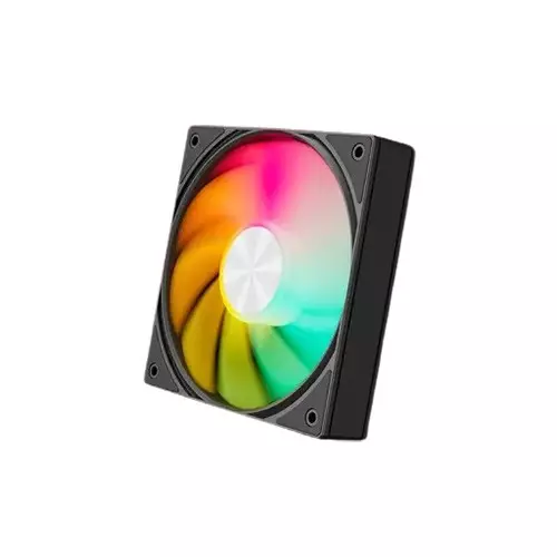 upHere U3KC1 120mm ARGB Casing Fan - Black - 1