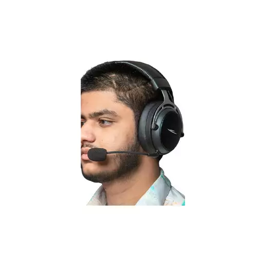 Ascend Air 7.1 channel Ultra lightweight Gaming Silver Headphone-3