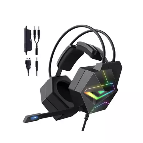 Onikuma X20 RGB 7.1 Surround Sound Wired Gaming Headset-1