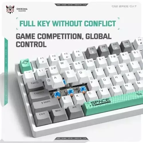 Onikuma G38 RGB Wired 98-key Gaming Mechanical Keyboard-gallery-2