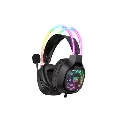 ONIKUMA X22 Cool RGB Dynamic Light Wired Gaming Headset (Black)