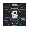 ONIKUMA X22 Cool RGB Dynamic Light Wired Gaming Headset (White)-4