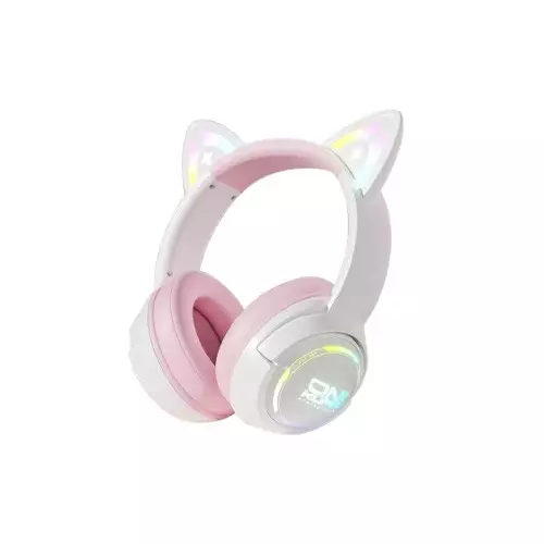 ONIKUMA GT838 Wireless RGB Gaming Pink Headset with Microphone-1