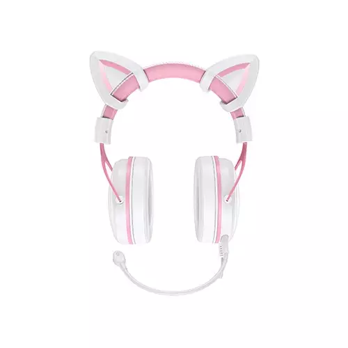 ONIKUMA X10 Pink Cat Ears Stereo Noise Cancellation Gaming Headset-gallery-2