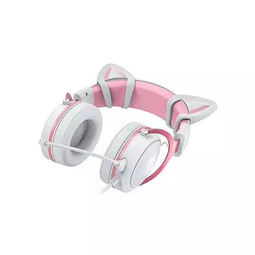 ONIKUMA X10 Pink Cat Ears Stereo Noise Cancellation Gaming Headset-3