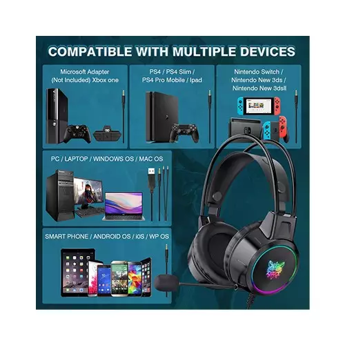 ONIKUMA X15 Pro RGB Gaming Headset - 3