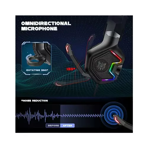 ONIKUMA K10 Pro RGB Professional Wired Gaming Headset - 2
