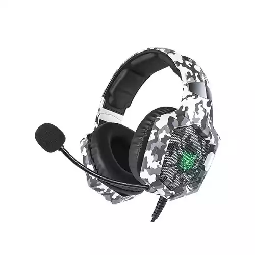 ONIKUMA K8 RGB Wired Stereo Gaming Headphones (Camou-Gray)