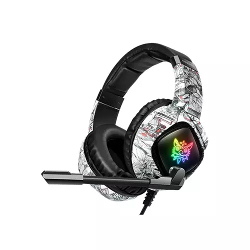 ONIKUMA K19 RGB Professional Gaming Headphone (Camou-White)