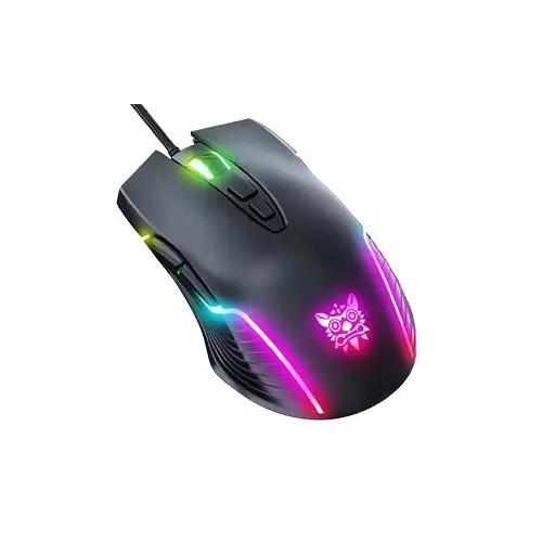 ONIKUMA CW905 6400 DPI Wired Gaming Mouse with Breathing LED Colors