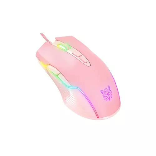 ONIKUMA CW905 6400 DPI Wired Gaming Mouse Pink