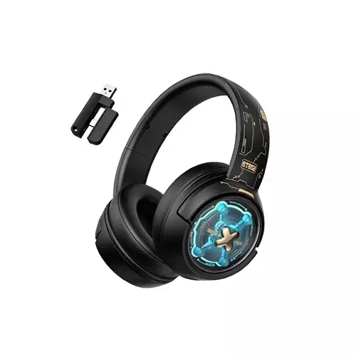 Onikuma GT802 Triple Mode Wireless Stereo RGB Gaming Black Headphone-2